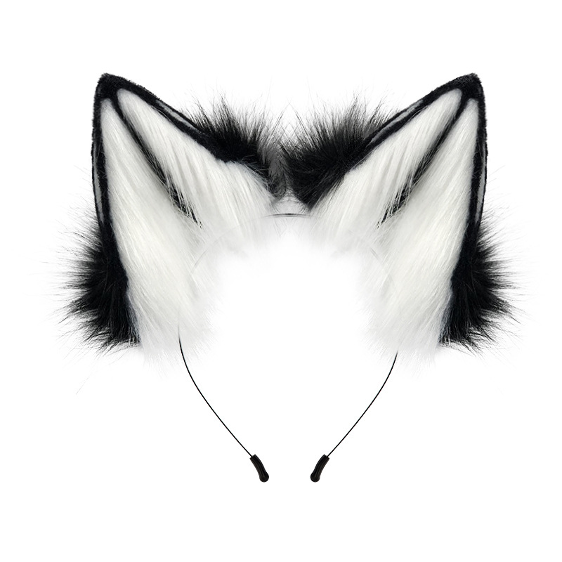 Halloween suit animal claws simulation plush fox ears headband animal ears animal tail cos accessories_voghion.com