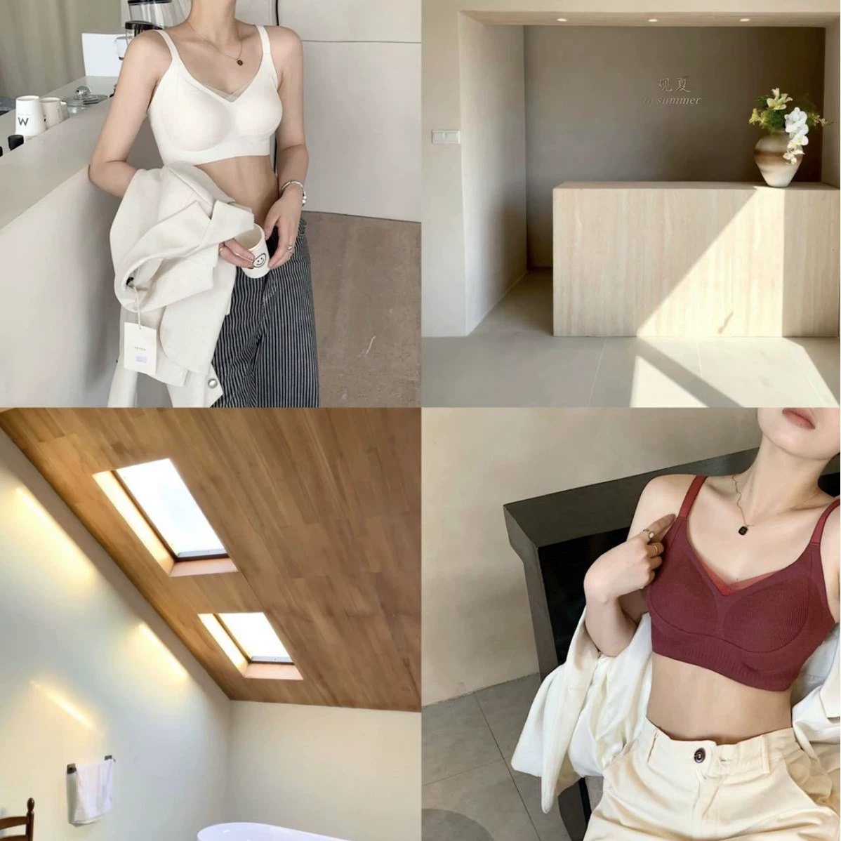 金莱香 Demi-season supporting underwear, comfortable bra top