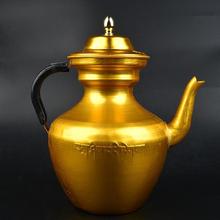 酥油茶壶马奶酒铝茶壶加厚民族特色藏式敬水壶供水壶油壶内蒙古