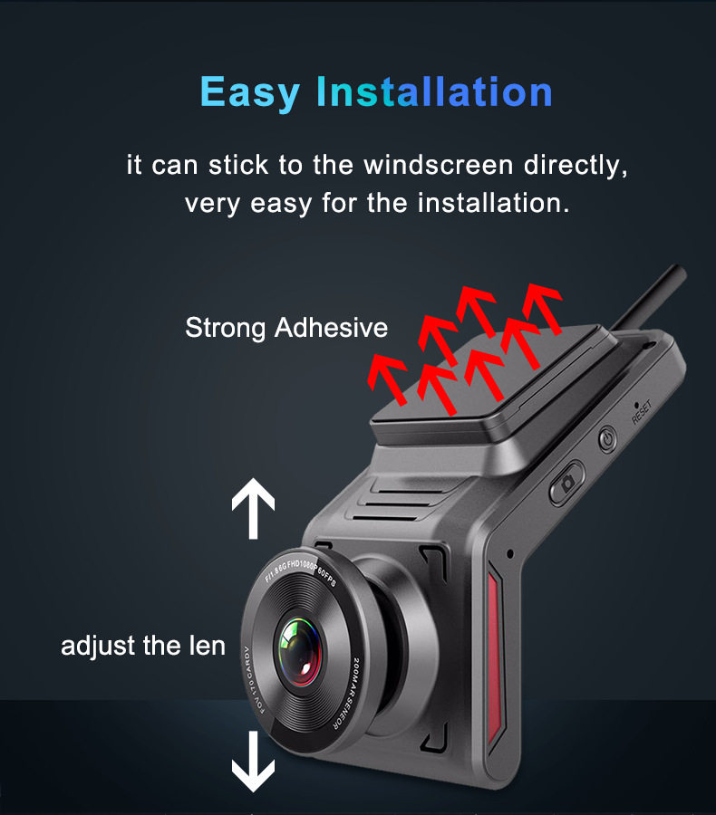 K18 cross-border 4G network driving recorder HD night vision before and after double recording wireless 24 hours remote real-time positioning