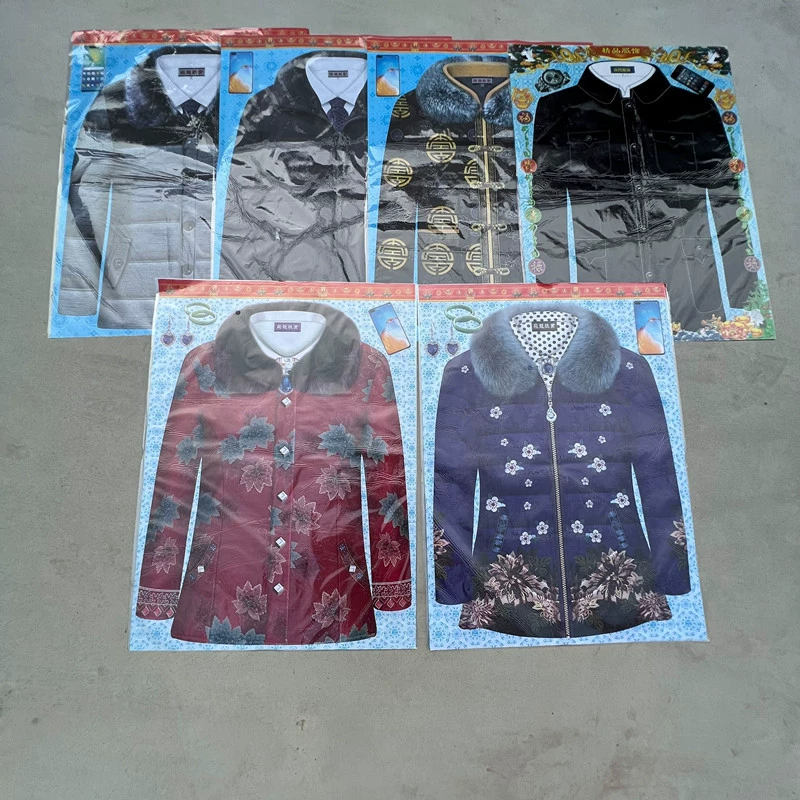 Оптовая продажа большого размера бумажная одежда зимняя одежда для мужчин и женщин