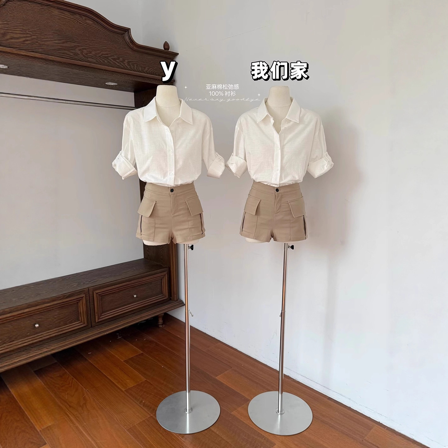 Linen Cotton Relaxed 100% Shirt Women's Spring and Summer New Polo Collar Casual Top