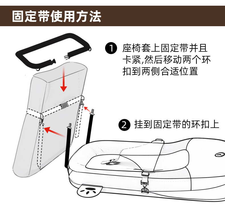 Car Baby Sleeping Bed, a Must-Have for Long-Distance Car Trips, Car Backseat Sleeping Pad, Safe Travel Essential for Children's Sleep