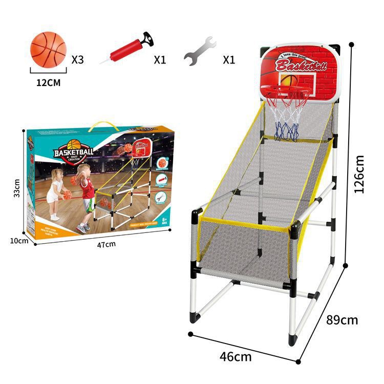Soporte de baloncesto para niños entrenamiento baloncesto interior móvil baloncesto marco deportivo Niño anotando juguete de la máquina de tiro