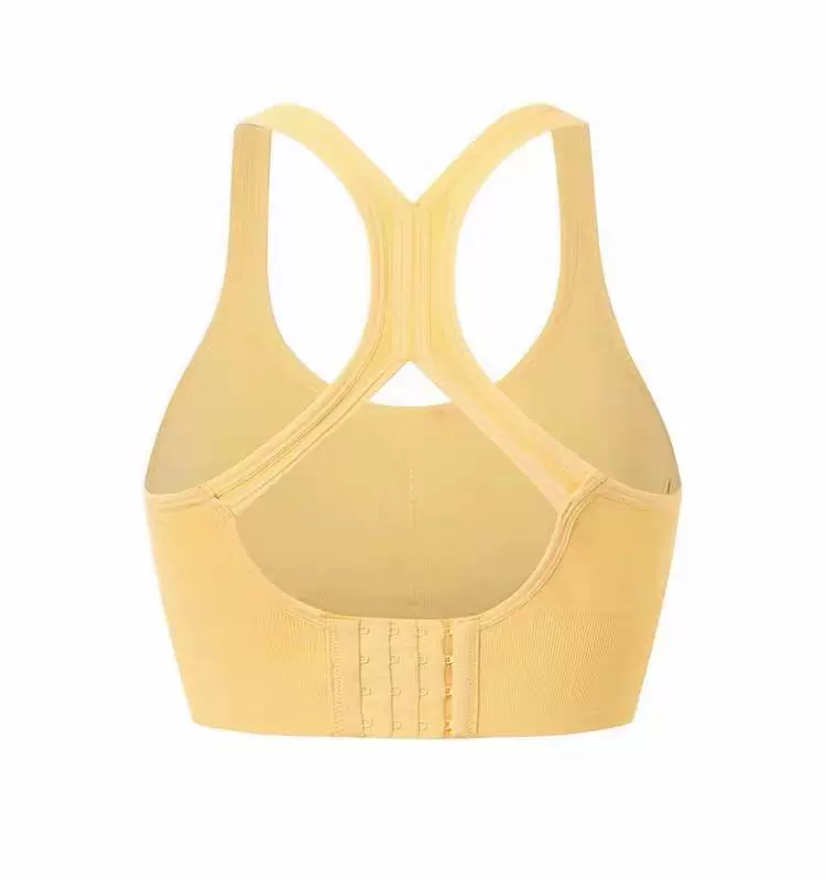 Push-up Wireless Sports Bra, Beautiful Back Racerback with Back Hook, Sizes S–2XL