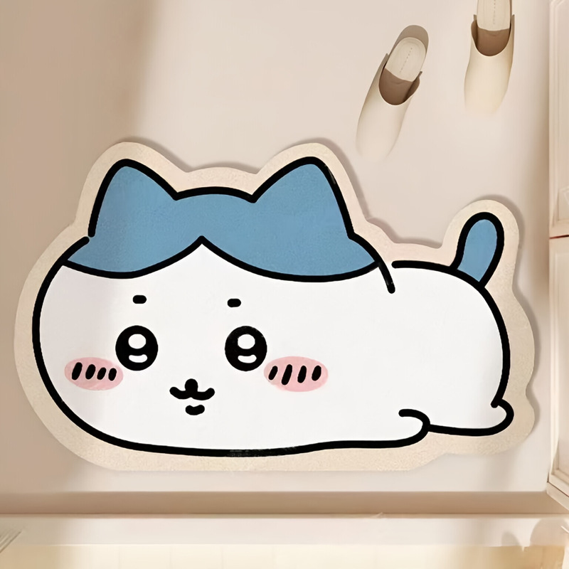 Cartoon Lovable Jiyka Wow Bathroom Bathroom Diatom Mud Mat Household Dirty and Dustproof Entrance Door Mat