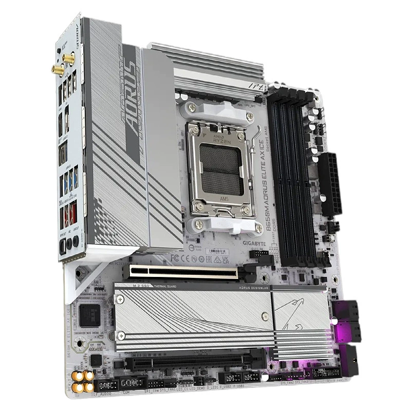 Подходит к ice sculpture B650M AORUS ELITE AX Ice материнская плата DDR5 поддержка CPU A.MD AM5