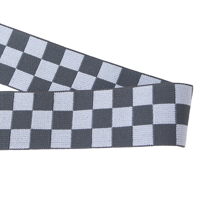 弹力橡根辅料4.5CM尼龙提花松紧带英文字母橡皮筋裙子裤头封腰带