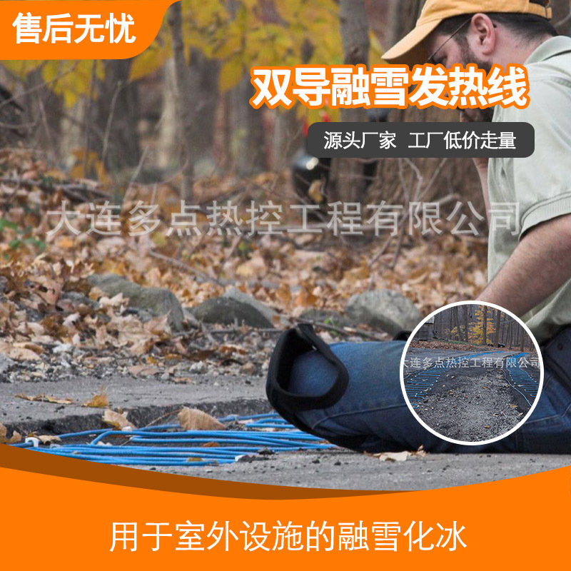 双导融雪发热线 融雪化冰发热线缆 防冻融雪发热线