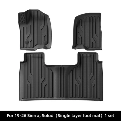 Suitable for 12-26 Models of Modelə uyğun ayaqaltı - 19-26-chevrolet-gmc-sierra-silverado-single-layer-floor-mats