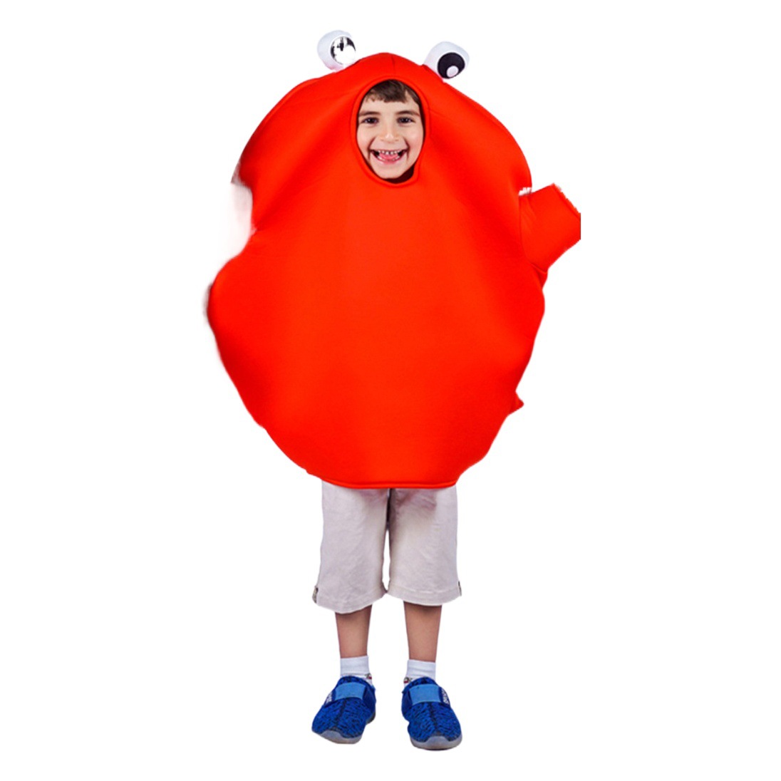 Spoof cangrejo traje de la mascarada ropa del funcionamiento de la etapa ropa de fiesta traje de juego de rol ropa