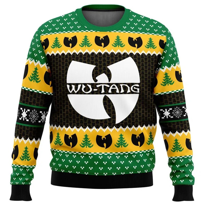 Christmas Time Yo Wu Tang Clan Men's Ugly Christmas Sweatshirt Full Print