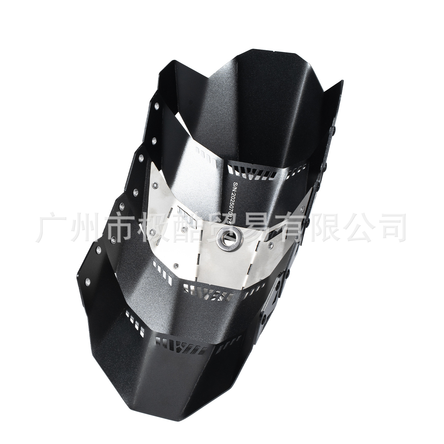 Hciti Red City Aluminum Alloy Louvered Rear Fender Armor Modified Electric Motorcycle Electric Scooter