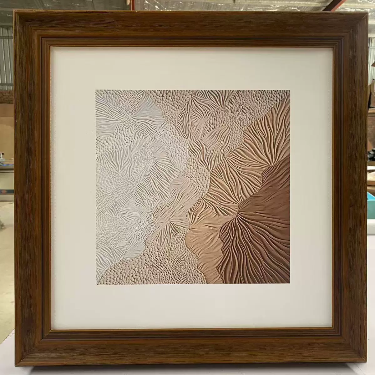 诧寂风肌理感油画意式轻奢装饰画客厅卧室玄关画2025新款高级挂画