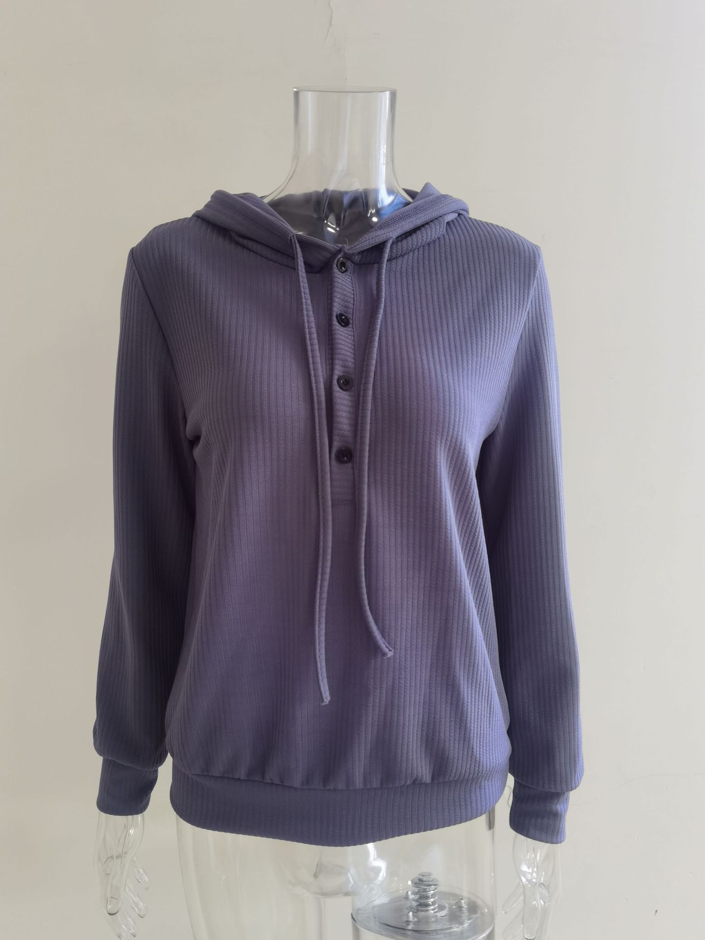Women's Hoodie Long Sleeve Hoodies & Sweatshirts Casual Solid Color display picture 7