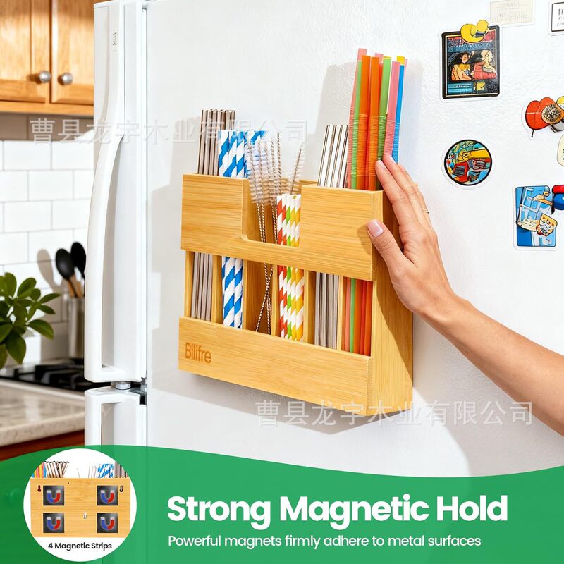 New Model Straw Storage Kitchen Counter Double-Sided Adhesive Organizer Rack Multi-Compartment Wall-Mounted Storage Rack Wholesale New Model Straw Storage Kitchen Counter Double-Sided Adhesive Organizer Rack Multi-Compartment Wall-Mounted Storage Rack Wholesale