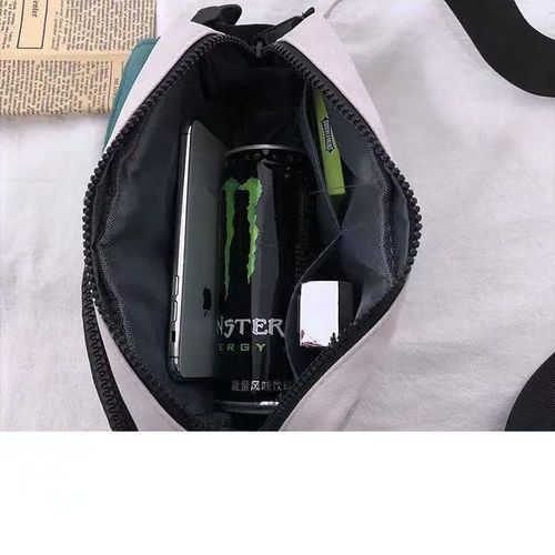 Ins brand sports crossbody bag for men, unisex, single-shoulder, trendy, work-style, chest bag, personalized, waist bag