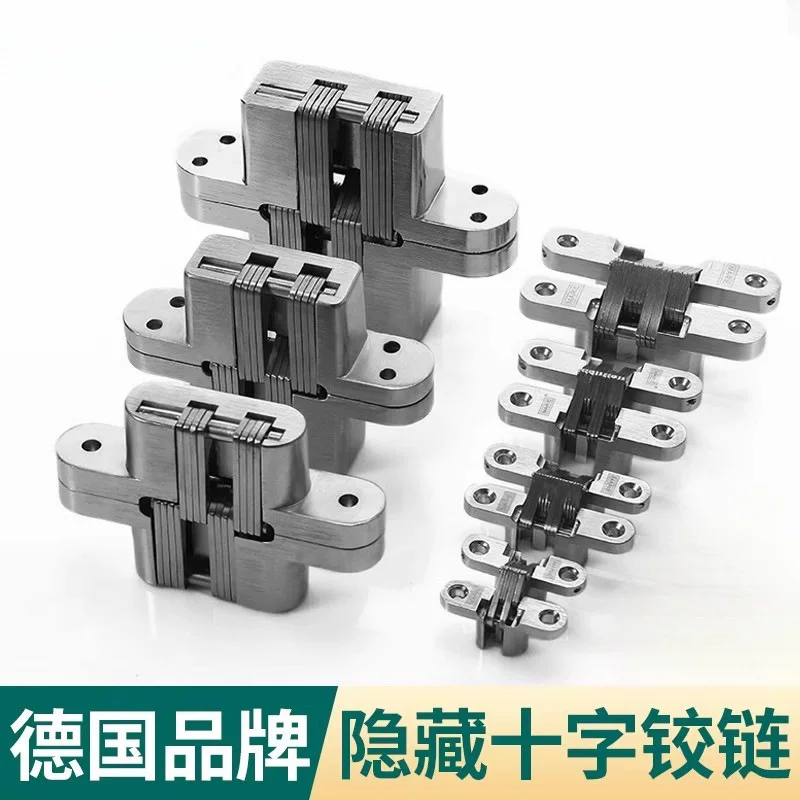 Concealed door hinge for bi-folding cabinet door hidden hinge cross concealed hinge 3D hinge