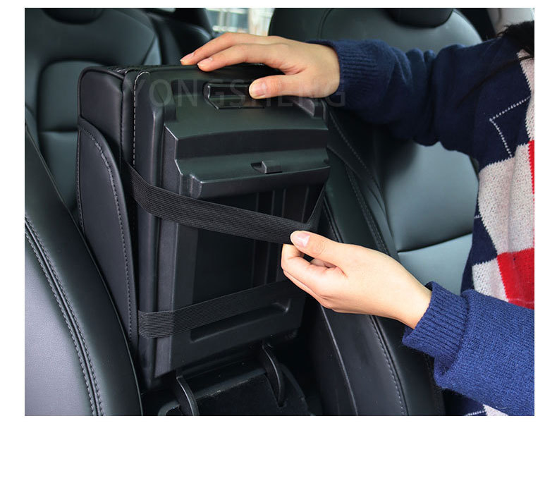Car Armrest Box Pad Universal Storage Bag Tissue Holder