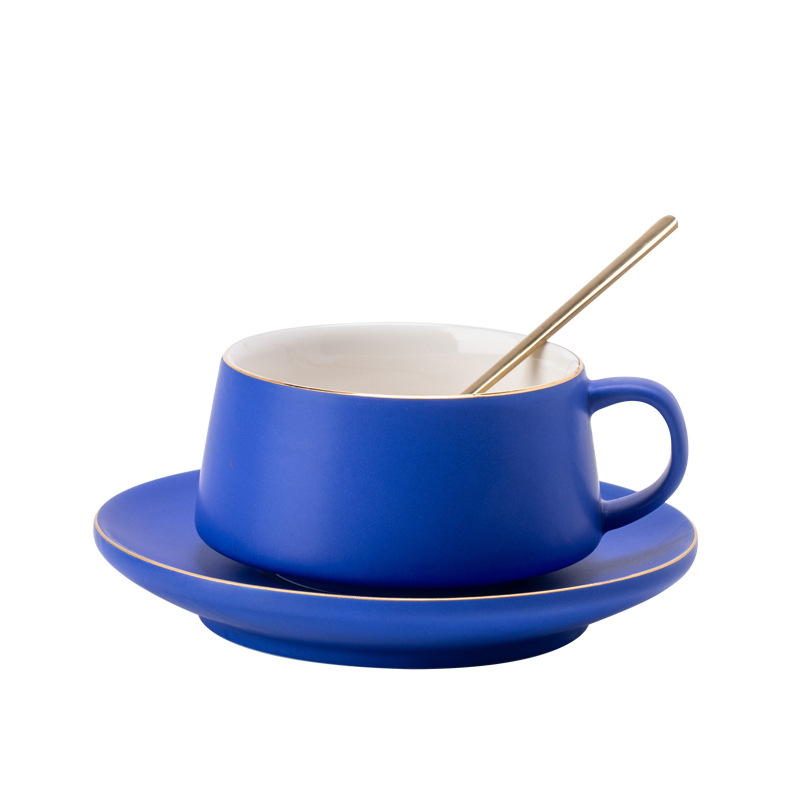 Conjunto de tazas de café azul original Klein tazas de cerámica estampadas tazas de agua tazas de agua tazas de cerámica tazas de cerámica