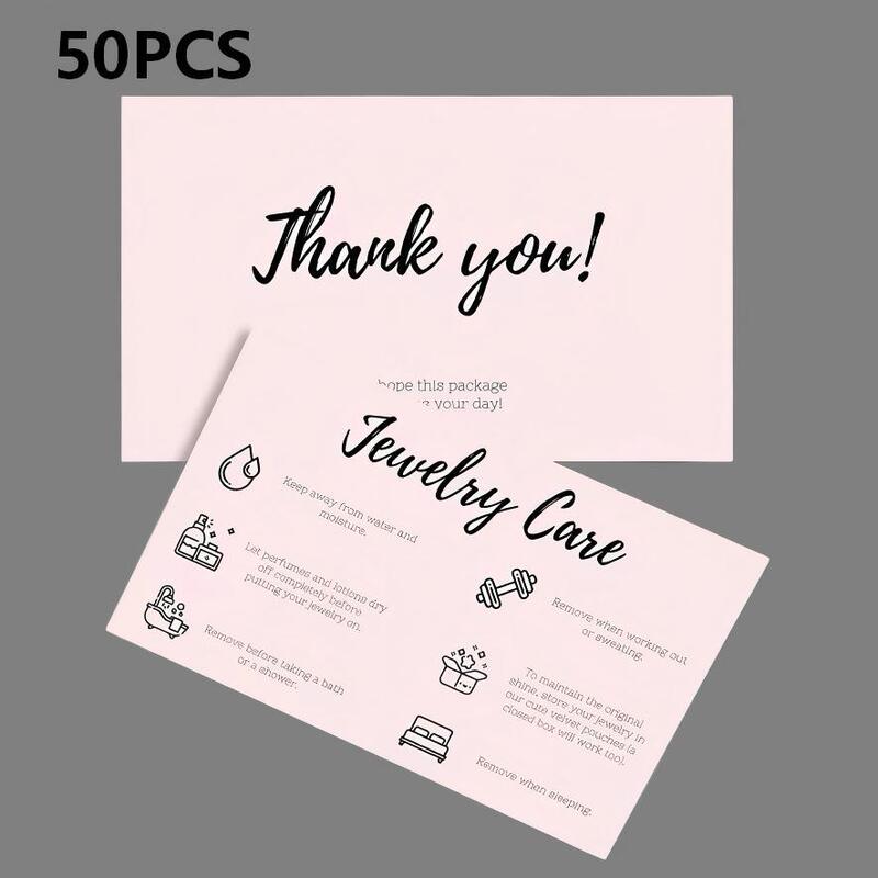 50 jewelry care cards | Jewelry Care Instruction Card | Thank you card | Jewelry packaging insert card 50 jewelry care cards | Jewelry Care Instruction Card | Thank you card | Jewelry packaging insert card