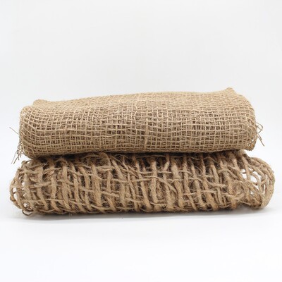 Exit standard Highway Conserve Revetment Mesh Burlap decorate photograph background Plain colour Jute cloth
