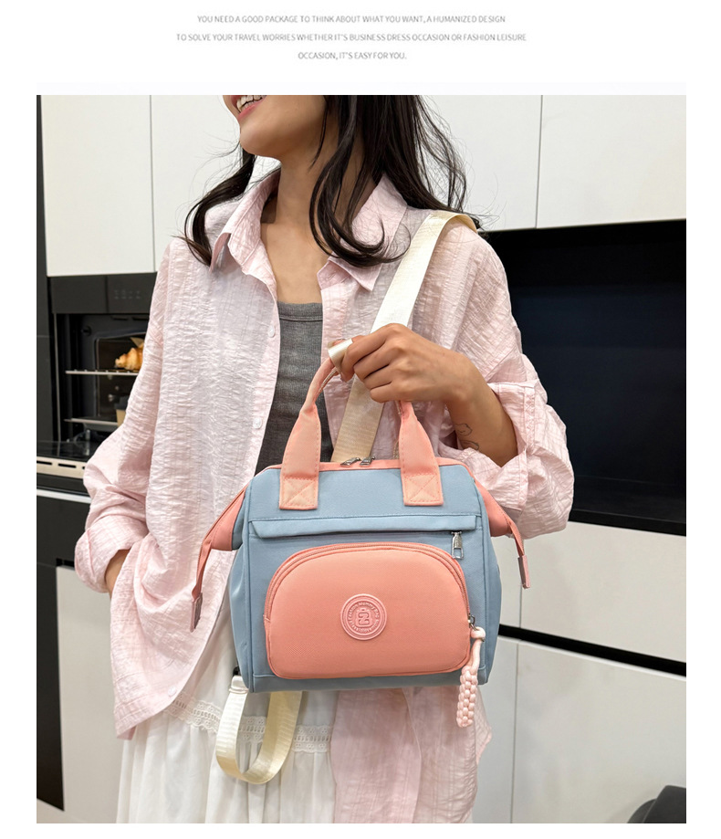 A portable small bag for women, a light backpack for shopping and commuting, fashionable Oxford fabric, a backpack for strolling kids, a mommy bag, a baby bag undefined