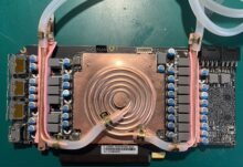 全覆盖AI各种显卡紫水冷头散热器1660s3060708090ti40909700xtx