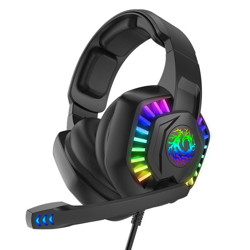 Auriculares transfronterizos para computadora auriculares e-sports juego pollo comiendo escritorio portátil teléfono móvil con micrófono cableado