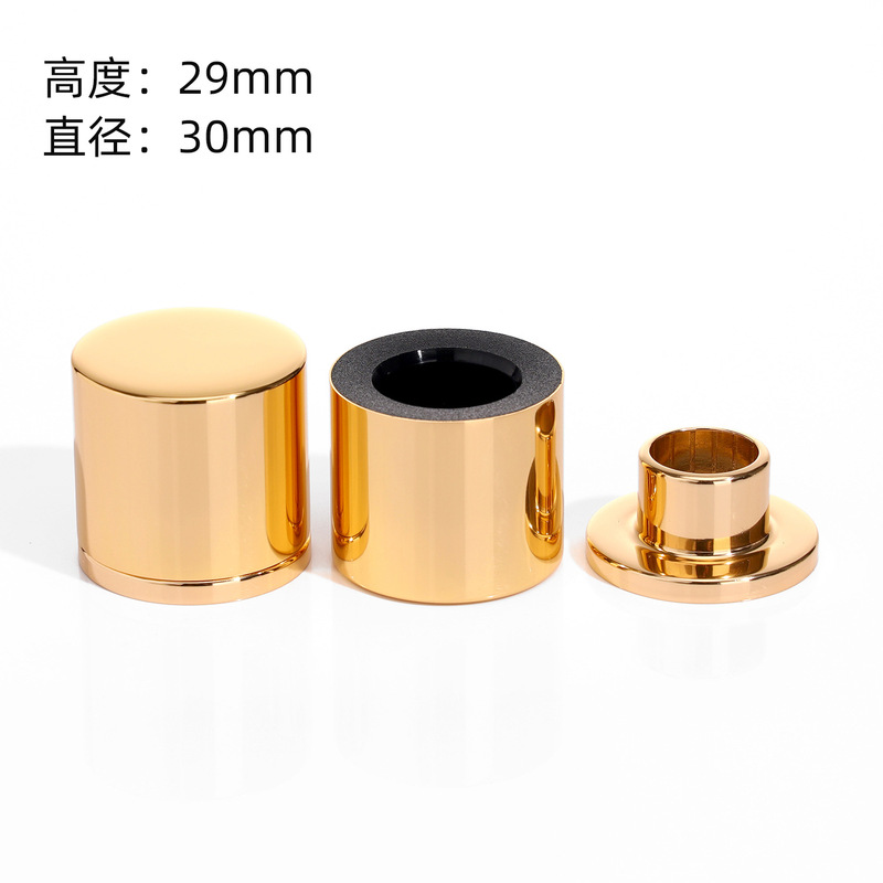 玻璃香水瓶磁吸盖批发透明香水瓶子裸瓶高级感香水空瓶化妆品盖子|undefined