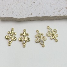 18K������ʯ�Sβ������DIY�Ʒ���΢肽�ɫ�p���L��朶�쉋