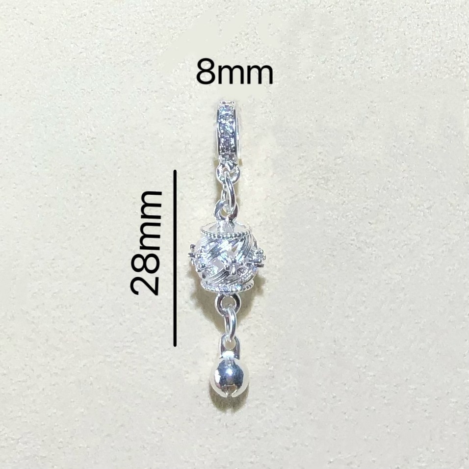 High Color Retention 14K Gold-Filled Crystal DIY Accessories Heavy Tassel Pendant Spacer Beads Bracelet Necklace Beaded Accessories