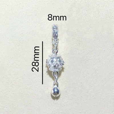 Bracelet Necklace Beaded Accessories — Zərgərlik ara hissələri - silver-f19