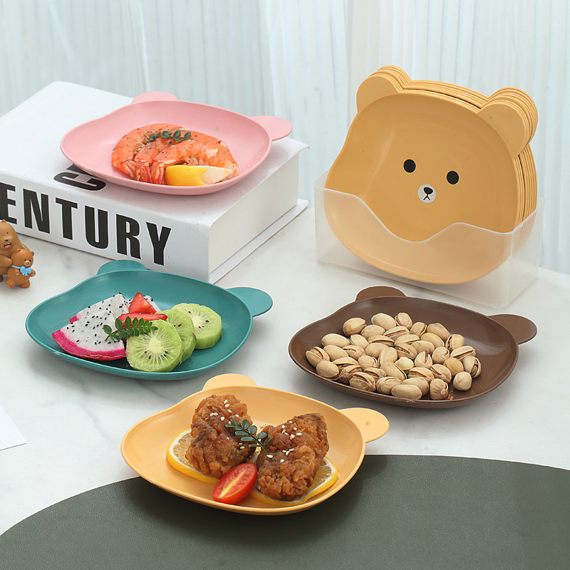 骨吐き皿、家庭用小皿、リビングルームのフルーツ皿、ゴミ骨吐き皿、収納プラスチック皿、絶妙な皿|undefined