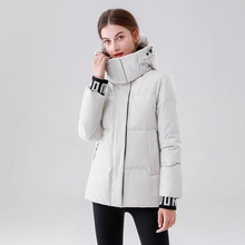 正品羽绒服女短款2024年冬季新款韩版宽松国标90白鸭绒加厚外套潮