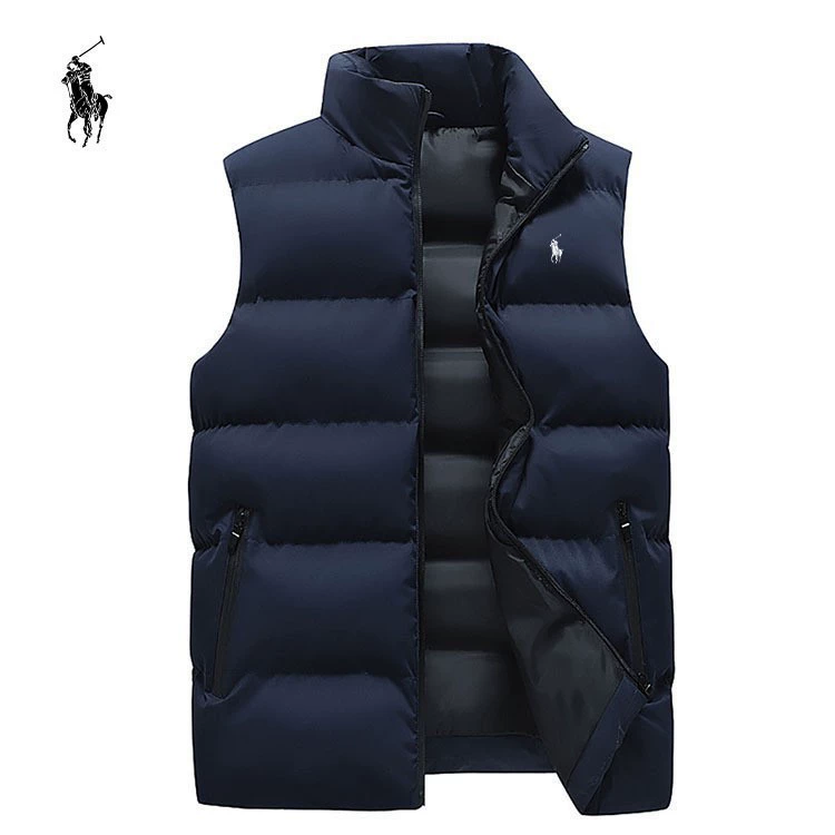 Demi-season keep warm windproof vest for leisure, down jacket