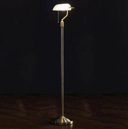 Sala de estar sofá lado lámpara de pie Nordic Shanghai retro Banco lámpara de pie minimalista luz dormitorio de lujo Temperatura de noche