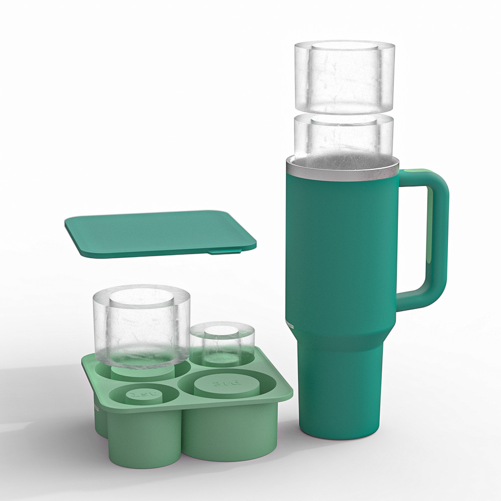 Bandeja de hielo Amazon Stanley Portavasos Stanley Taza de agua Stanley Película de cubitos de hielo de silicona Stanley