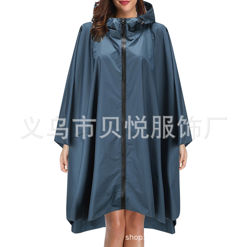 Poncho Impermeable Ligero Tipo Capa, Transpirable, para Ciclismo y Uso al Aire Libre image 28
