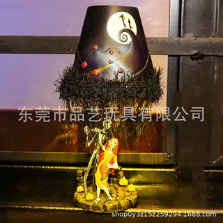 跨境爆款独立站万圣节之夜怪物杰克发光台灯源头工厂现货代发