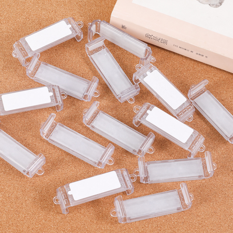 Clip trasero de acrílico transparente para teléfono móvil Material de bricolaje Funda para teléfono móvil Colgante de joyería Clip de accesorios de acrílico telescópico