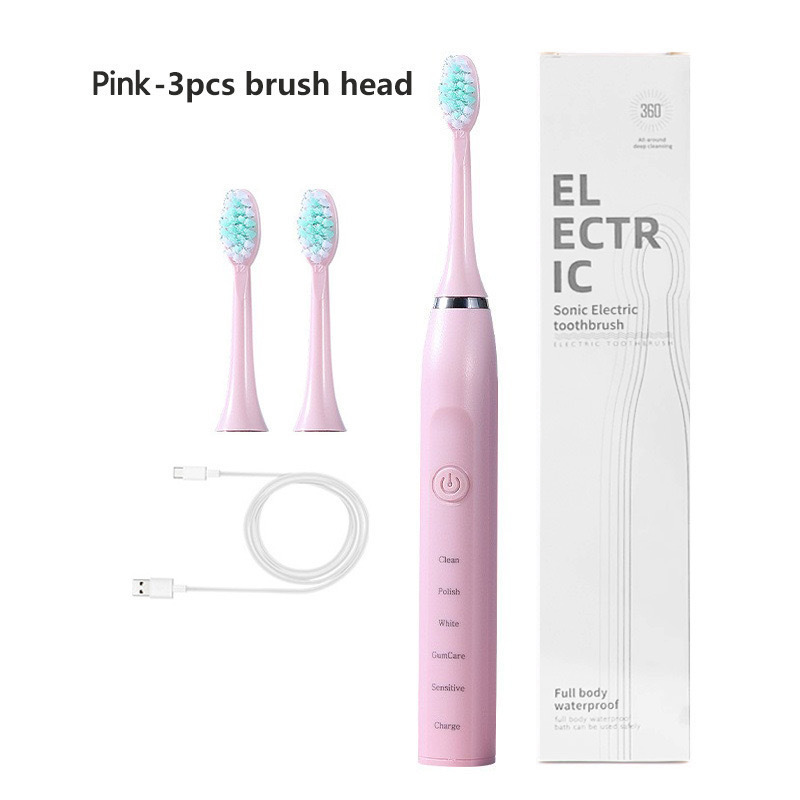 S6 성인용 칫솔 핑크