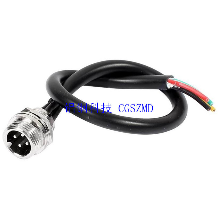 GX16mm2о���ղ�ͷ�� 1ƽ��2о��Դ���������� �ԽӶ��Ӻ���V