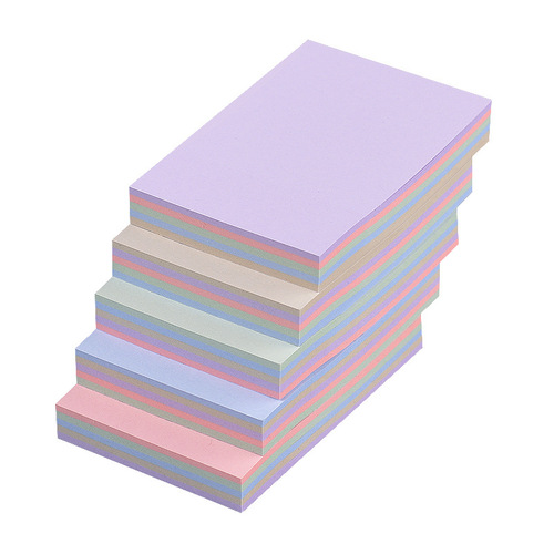 [Multiple Specifications] Colored Post-it Notes Morandi Color Note Notes Message Note Paper can be stuck n times with stickers and strips