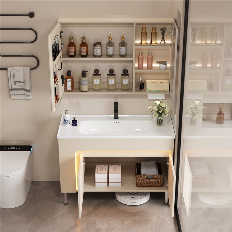 crema de viento abeja lavabo de suelo doméstico con tabla de fricción lavabo lavabo lavabo grande piscina lateral gabinete de almacenamiento