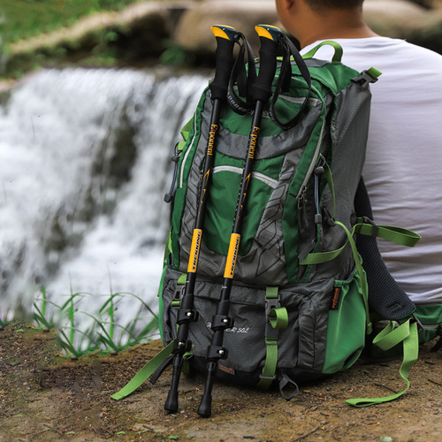Abu Da Outdoor Hiking Poles Super Light External Lock 7075 Material Trekking Poles Walking Sticks