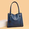 Fashionable capacious shoulder bag, autumn