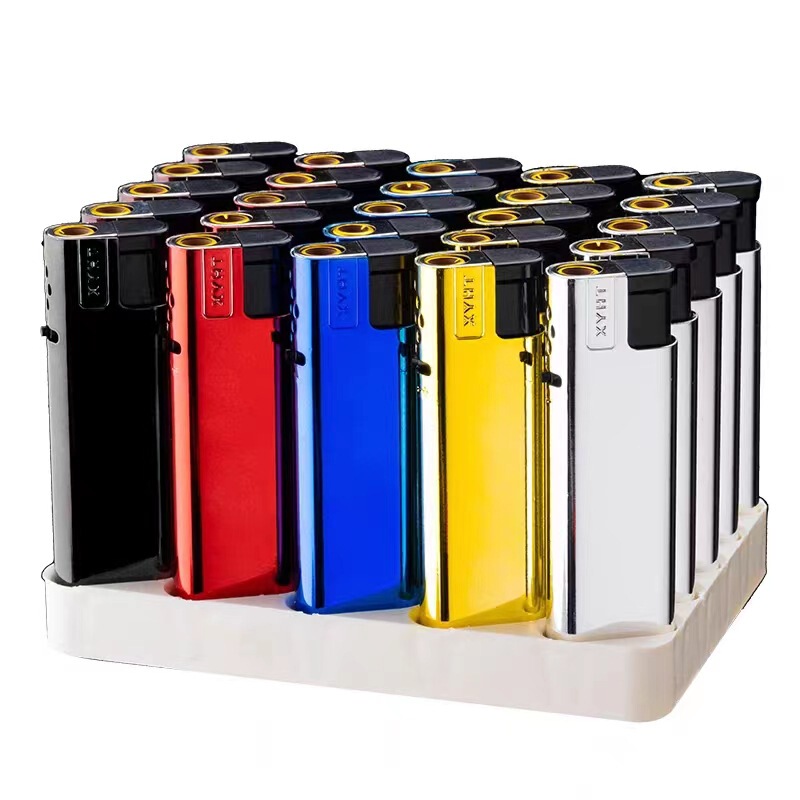 明火家庭用大型透明50本使い捨てライタースーパーコンビニ電子発火防風耐秀茶|undefined