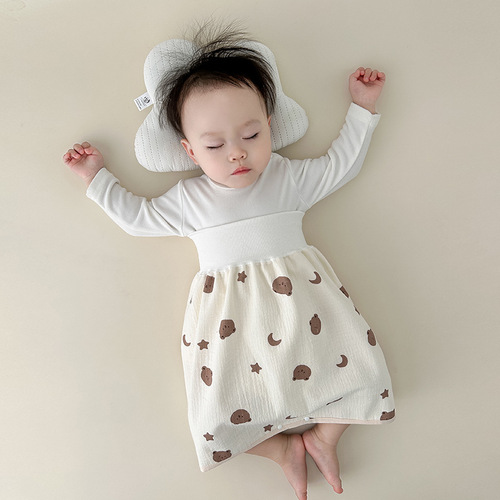 Wholesale Boneless Seamless Absorbent Diaper Pants Cartoon Print Waterproof Diaper Pants Soft and Comfortable Washable Diaper Pad Dropshipping