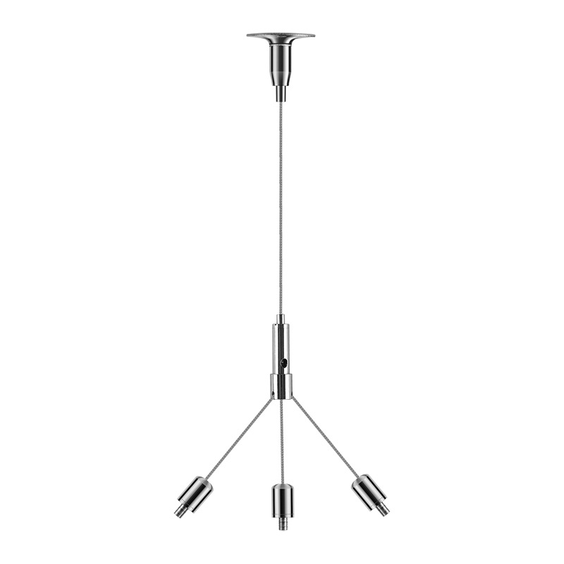 Tensor de cable para luces de exterior, gancho de sujeción, accesorios para iluminación de metro, cuerda de acero anticaídas, placa de techo, cuerda de acero para lámparas colgantes